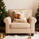 thumbnail image 5 of Cubiertas de Almohadas de Navidad 18x18 Festivas Decorativas de Lino con Impresión Gráfica Animales Lindos para la Sala de Estar, 5 of 6