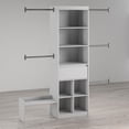 thumbnail image 2 of Grow with Me Grey Adjustable Kids’ Closet Organizer System, 2 of 9