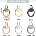 thumbnail image 2 of 12 Pcs Ring Zipper Pull Replacement Metal Zipper Handle Zipper Pulls For Zipper Repair Kit Zipper Handle Mend Fixer For Jacket Coat Shoes Luggage, 2 of 5