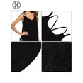 thumbnail image 7 of Luxtrada Women's Pleated Flowy Spaghetti Strap V-Neck Casual Sexy Summer Tank Top, 7 of 7