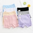 thumbnail image 3 of LYMAYTER 2-9Y Kids Toddler Lace Bike Shorts Girls Cotton Undershorts Safety Shorts Underwear for Play or Underdress Under Dress Skirt School Uniform Underpants, 3 of 10