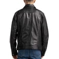 thumbnail image 4 of Men's Modern Day Royal Leather Jacket Fully Zipper Closure - 100% Lambskin Leather Jacket for Men, 4 of 5