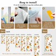 thumbnail image 6 of Reusable Frosted Window Coverings, Spring Floral Hummingbird Window Privacy Film Frosted, Pastoral Rustic Botanical Flowers Sun Blocking Windows Stickers for Kitchen Front Door, 23.6 x 59 Inches, 6 of 9