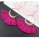 thumbnail image 3 of Juego de aretes de borla, aretes llamativos de playa de verano con flecos coloridos a la moda para mujeres y niñas, 3 of 4