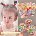 thumbnail image 2 of Lazos para el pelo de bebé con bolsa para niña, bandas elásticas para el pelo, gomas suaves, soporte para cola de caballo, accesorios para el cabello, 50 piezas, 2 of 5