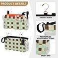 thumbnail image 4 of Ryvnso Bedside Caddy Checkered-h8 Bedside Storage Bag Hanging Organizer, 4 of 8