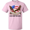 thumbnail image 3 of Inktastic Memorial Day Never Forget Our Heroes Bald Eagle T-Shirt, 3 of 5