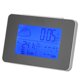 thumbnail image 3 of Higrómetro inalámbrico LCD digital despertador sensor inalámbrico higrómetro termómetro para uso en casa y oficina, color negro, 3 of 14