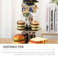 thumbnail image 6 of 1 Set 3 Tier Pastry Stand Graduation Cupcake Stand Multipurpose Dessert Plate Display Stand for Party, 6 of 6