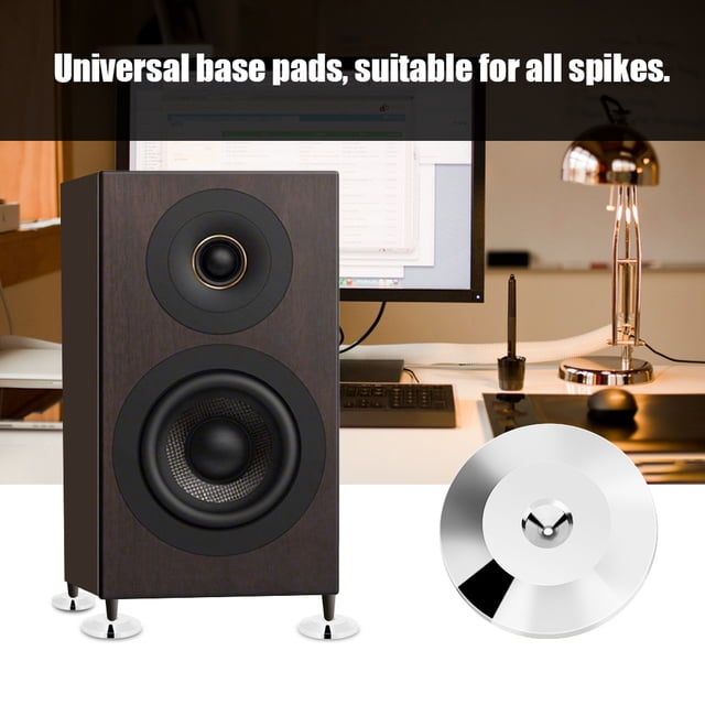 Puntas De Altavoz, Almohadilla De Aislamiento De Altavoz Almohadillas De Puntas De Altavoz, Soporte De Altavoz Almohadilla De Base De Impacto De Altavoz, Para Tocadiscos De Fyydes speaker stand