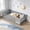 Grey, variant on Sailvan Twin Floor Bed with High Fence Railings, Solid Rubber Wood Kids Platform Bed Frame Natural