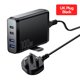 thumbnail image 2 of Cargador rápido Essager de 4 salidas para iPhone Samsung Xiaomi MacBook (enchufe británico) Hugtrwg Nuevos Originales, 2 of 9