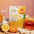 thumbnail image 6 of By Nature Skincare from New Zealand Vitamin C and Collagen Sheet Face Mask to Brighten and Hydrate Dull Skin, 6 of 7