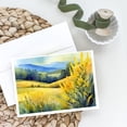 thumbnail image 2 of Kentucky Goldenrod in Watercolor Greeting Cards and Envelopes Pack of 8 7 in x 5 in, 2 of 3