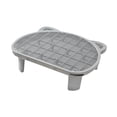 thumbnail image 2 of Almencla Cat Litter Mat Anti Slip Elevated Cat Litter Ramp for Indoor Cats Small Cats Gray, 2 of 8