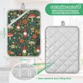 thumbnail image 6 of Yayeee Pot Holders Kitchen Heat Resistant with Pockets 7"x9.8" Cotton Oven Cooking Hot Pads, Forest Mushroom Pattern, 6 of 7
