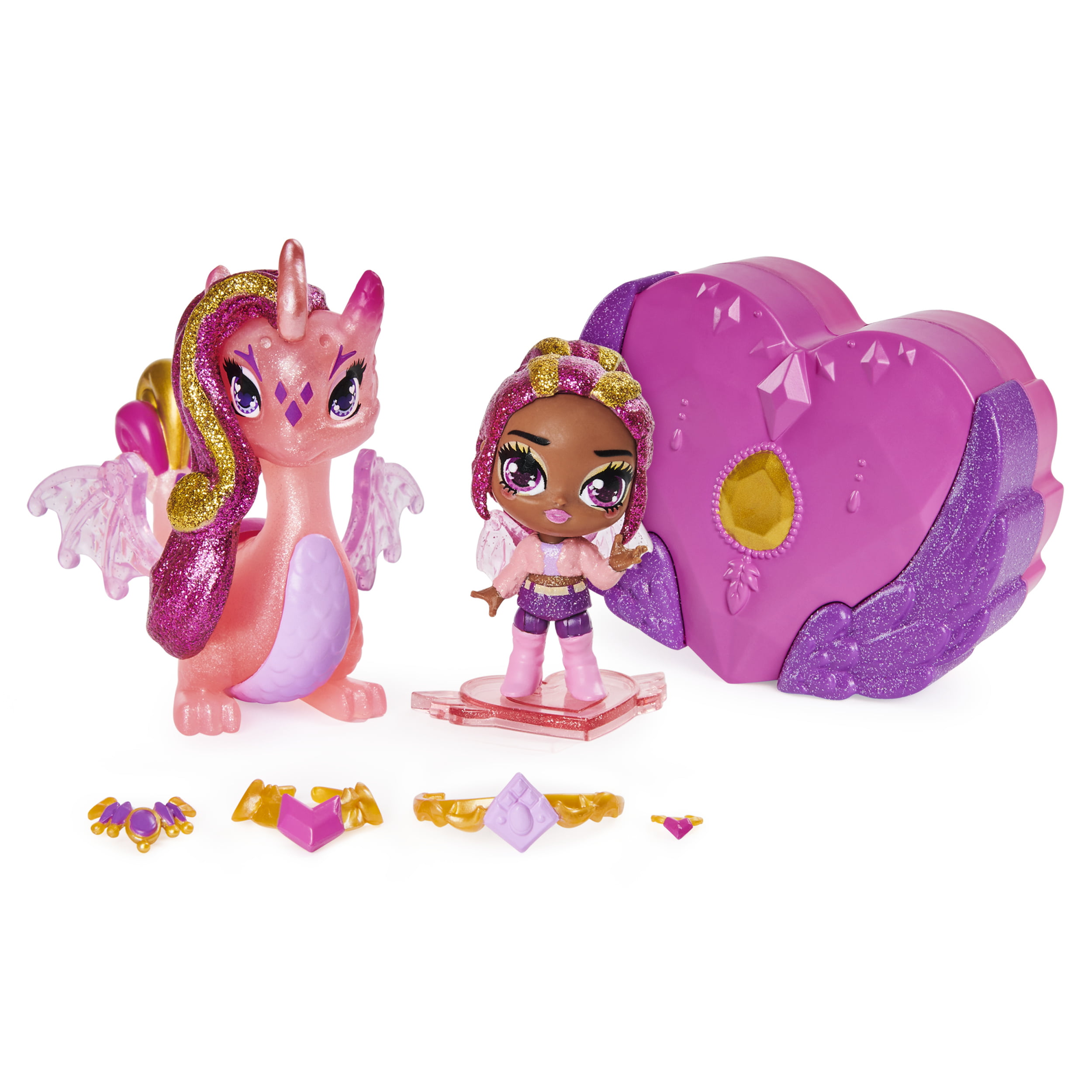 Spin Master 6059382 Hatchimals Pixies Riders Crystal Charlotte Pixie & Draggle 