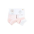 Burt's Bees Baby Girls Socks, 6Pack Multi Ankle
