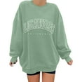 thumbnail image 2 of Los Angeles Sweatshirts for Women 2025 Long Sleeve Crewneck Casual Drop Shoulder Sweatshirt Pullover Tops Streetwear, 2 of 5