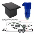 thumbnail image 2 of Socket With Cover External Flush Hook Up for RV Camper Marine 16A Waterproof ,RV Tool, 2 of 7