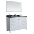 thumbnail image 3 of 48 Inch White Cabinet With Black Wood Counter top - Laviva, 3 of 3