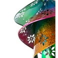 thumbnail image 6 of Wind & Weather Colorful Metal Spiral Wind Spinner in Golds, Purples and Greens, 6 of 8