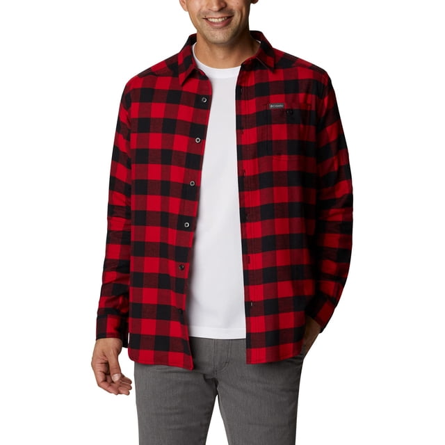Camisa Columbia Cornell Woods de franela roja Buffalo M para hombre