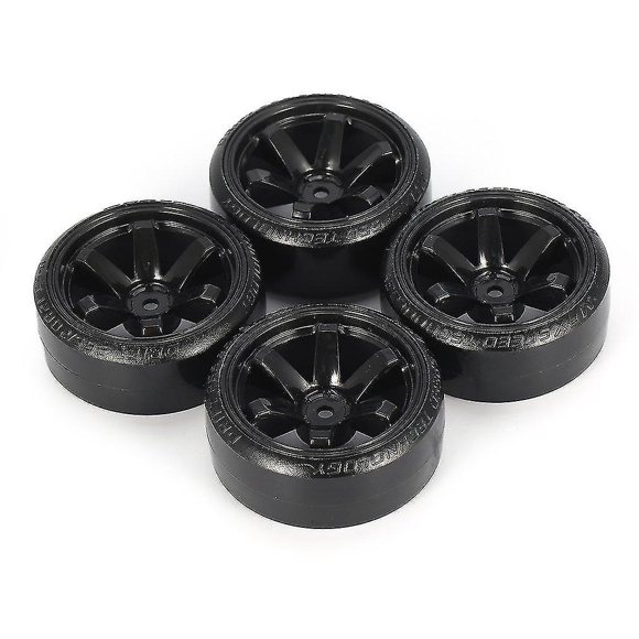 Black Rc Drift Wheels Tires Set