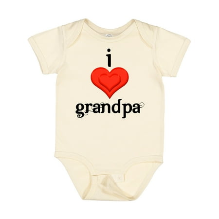 

Inktastic I Love Grandpa Gift Baby Boy or Baby Girl Bodysuit