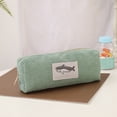 thumbnail image 6 of Hyknon Cute Shark Pencil Case, Large Capacity Vintage Pencil Zipper Pouch, Portable Stationery Makeup Bag Organizer, Classroom College Office Supplies, 6 of 6