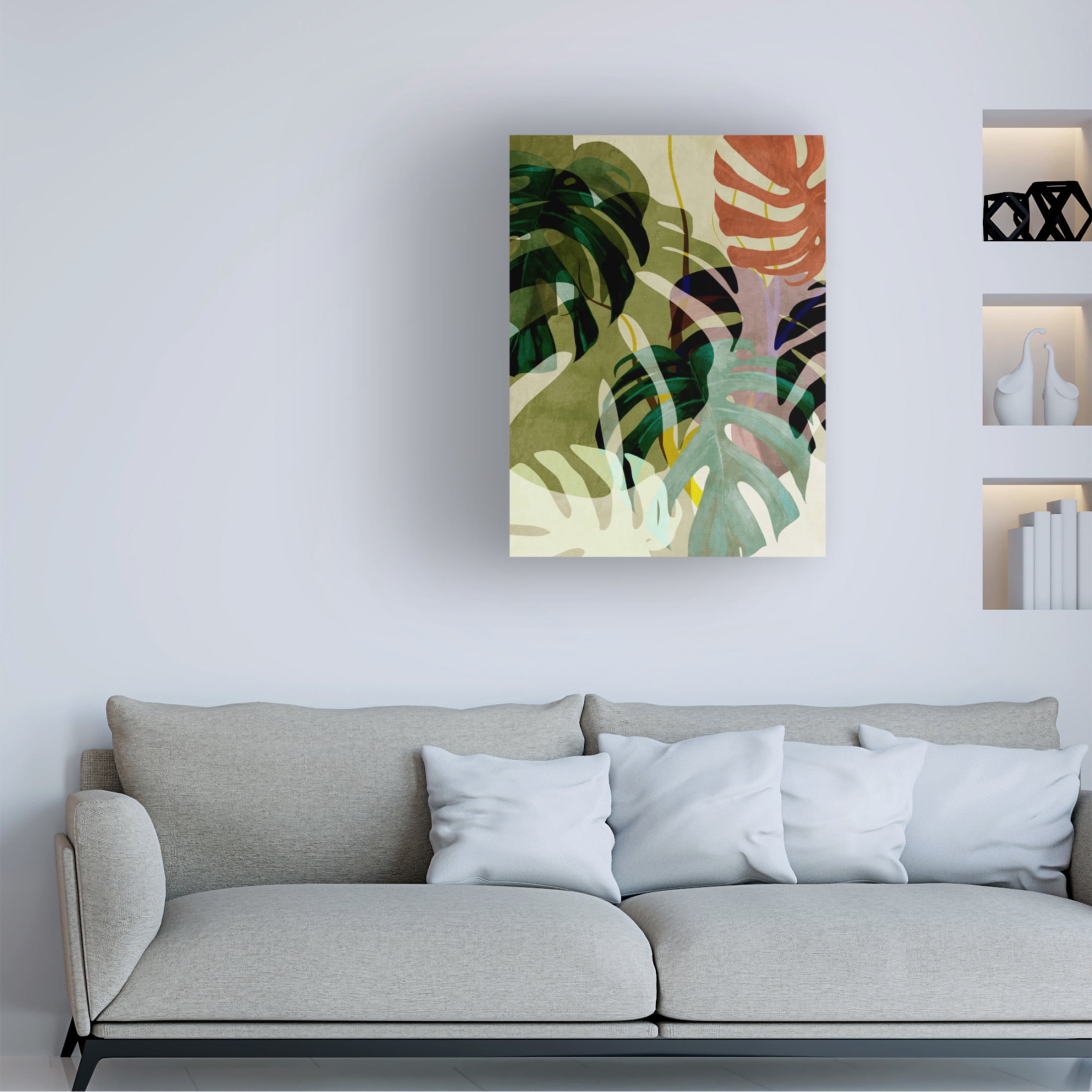 Trademark Fine Art Ana Rut Bre Leaves 29 Canvas Wall Art