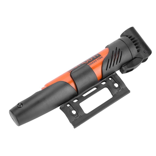 Qiilu DUUTI Portable Compact Bicycle Air Pump Durable Bike Inflator With Frame Mounting Kit, Bike Pump, Bike Tire Inflator