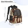 thumbnail image 2 of Balery USA Sunflower Flag Mochila para Mujeres y Hombres, Mochila Ligera Casual para Viajes, Mochila Clásica Básica para la Universidad, 2 of 6