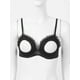 thumbnail image 3 of Womens Lingerie Cutout Padded Underwired Bra Tops Adjustable Straps Open Chest Bras Hollow Out Lace Brassiere Underwear, 3 of 5