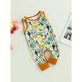 thumbnail image 3 of Bagilaanoe Newborn Baby Girl Boys Summer Jumpsuit Print Sleeveless Bodysuit 3M 6M 12M 18M Infant Casual One Piece Romper, 3 of 8