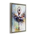 thumbnail image 4 of Stupell Industries Prelude to Passion Ballet Entertainment Painting Brown Floater Framed Canvas Art Print Wall Art, 17 x 25, 4 of 10