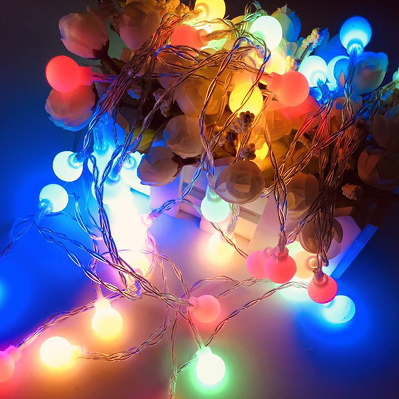 Cheer US Globe String Lights Fairy String Lights Plug in,Indoor String