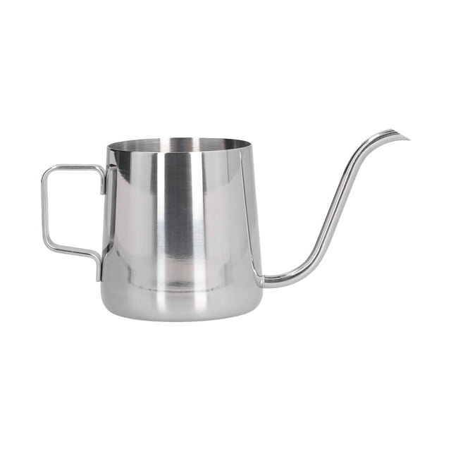 Hervidor de cuello de cisne, 350 ml, de acero inoxidable, para colgar, para café, práctico para usar