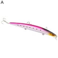 thumbnail image 3 of Windfall Simulation Fish Long Fishing Lure Crankbaits Hooks Minnow Hard Baits Tackle Tool - Freshwater Saltwater Fishing Lures with Hook Fishing Tackle (1 Pc), 3 of 8