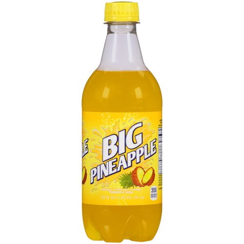 Big Red Big Pineapple Soda, 20 Fl. Oz.