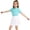 F-180White, variant on ZHOGXU Big Kids Girls Skirt Elastic Waist Solid Color Comfortable Stylish Pleated Skirts For School And Daily Wear Navy Xs
