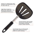thumbnail image 4 of Unique Bargains 4pcs Kitchen Cooking Silicone Spatula Set Heat Resistant Turner Scraper Baking Utensils Black, 4 of 7