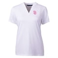 thumbnail image 2 of Women's Cutter & Buck  White San Diego Padres City Connect Forge Heathered Stretch Blade Top, 2 of 3