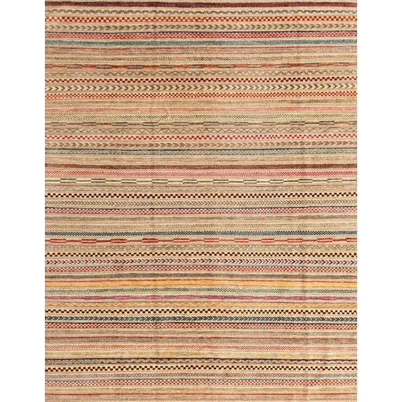 Ahgly Company Machine Washable Indoor Rectangle Abstract Chestnut Red Area Rugs, 5' x 7'