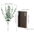 thumbnail image 3 of Wooden Flower Pot Fake Plant with Basket Indoor Plants Artificial Decor Planta Wall Planter Vase Plastic, 3 of 6