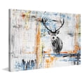 thumbnail image 2 of "Staring Deer" Painting Print on Wrapped Canvas, 2 of 7