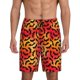 thumbnail image 1 of Balery Flying Black Bat Pantalones cortos de pijama de punto de algodón para hombre con cinturilla y bolsillos-XX-Large, 1 of 6