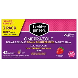 Walgreens Omeprazole Delayed Release Tablets 20 mg, Acid Reducer 42 ct