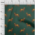 thumbnail image 1 of oneOone Georgette Viscose Fabric Horse Block Printed Craft Fabric BTY 42 Inch Wide, 1 of 4