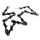thumbnail image 1 of Punk Style Black Thorns Stab Collar Necklace Metal Chain Safety Spur Bracelet---Product code 56893, 1 of 5